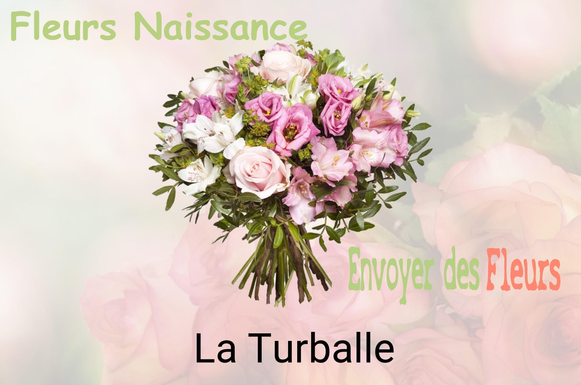 Bouquet de fleurs de naissance livré à La Turballe